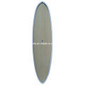 La superficie de bambú de la chapa de bambú se levanta el tablero de paddle, tabla de surf de Sup
